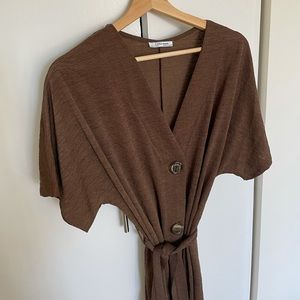 Brown dress Zara size S